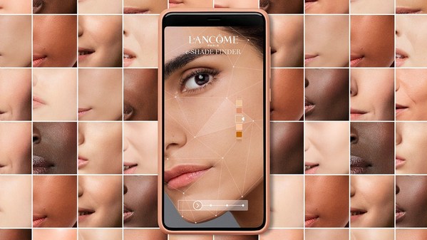 兰蔻AI粉底适配器 -- 360度智能选色（Shade finder）为消费者匹配适合的粉底色号